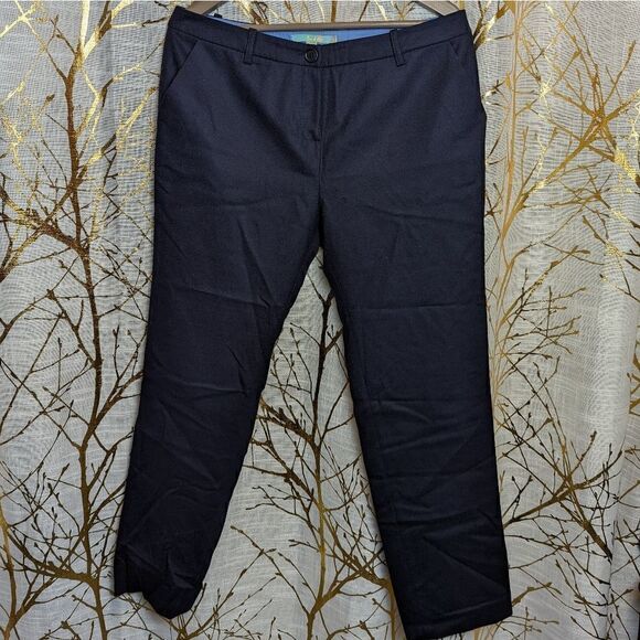 Boden wool slacks, navy blue - Picture 1 of 3